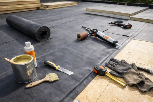 EPDM dak leggen: stappenplan + materialenlijst