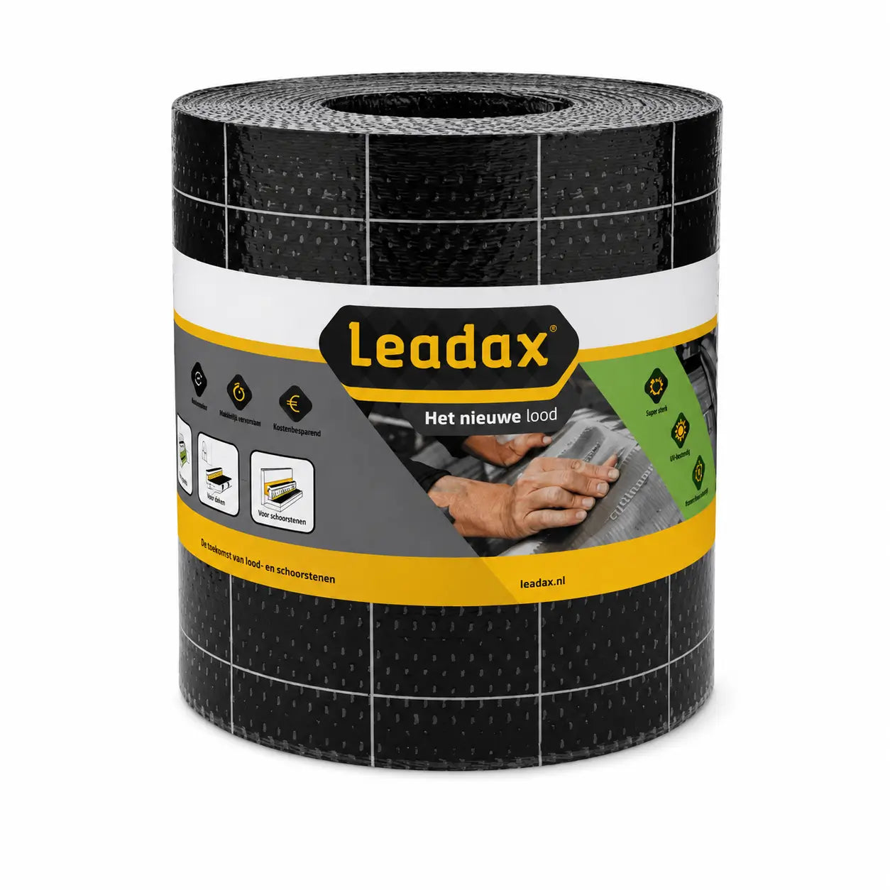 Leadax Original Zwart | Loodvervanger 6 meter