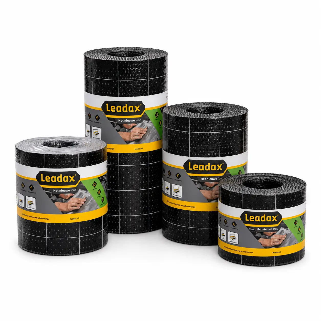 Leadax Original Zwart | Loodvervanger 6 meter