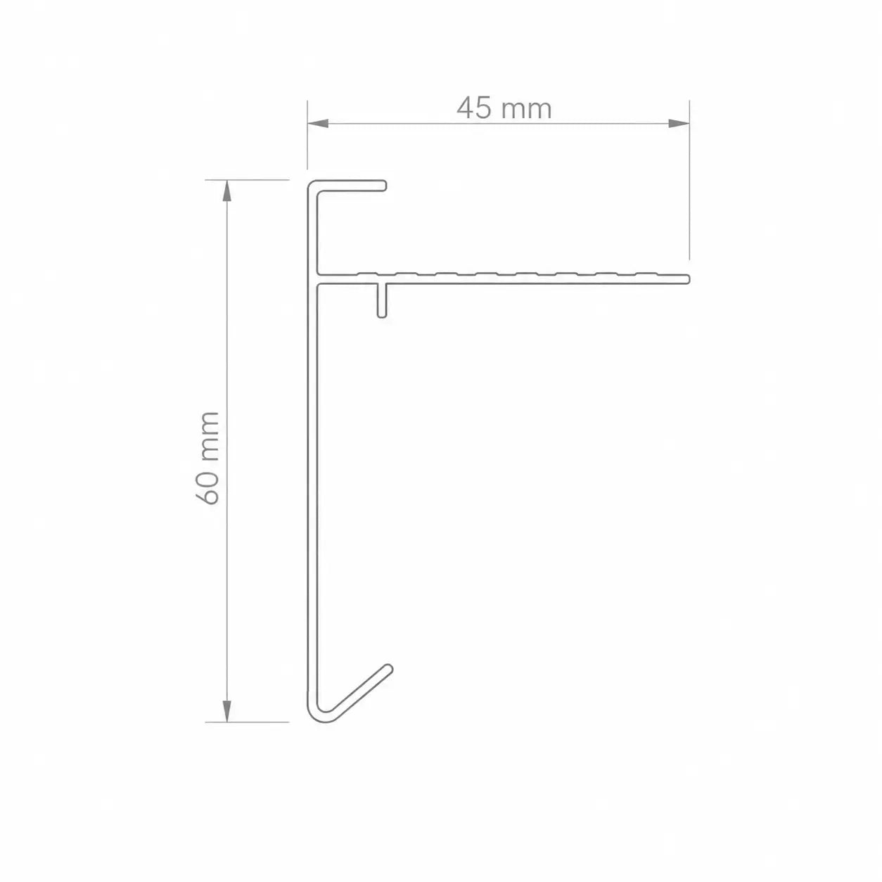 Aluminium daktrim 2,5 meter Dakdekkers.nl Dakdekkers.nl