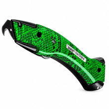 Delphin 03 Dakdekkers Haakmes | Limited Edition - Groene slangenprint