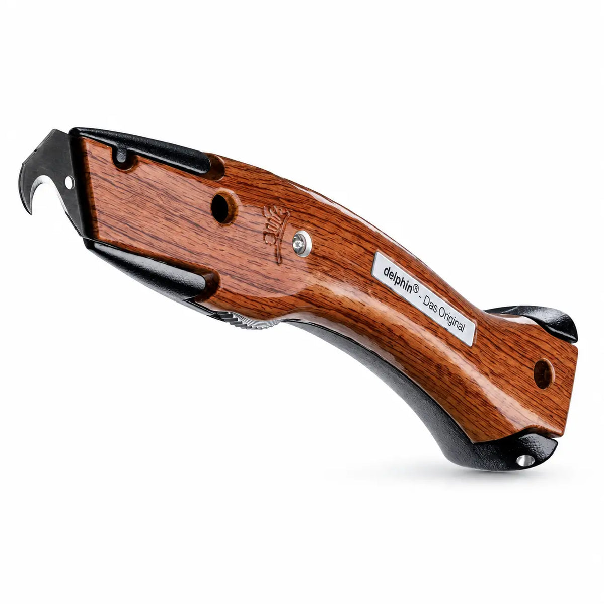 Delphin 03 Dakdekkers Haakmes | Hout / zwart
