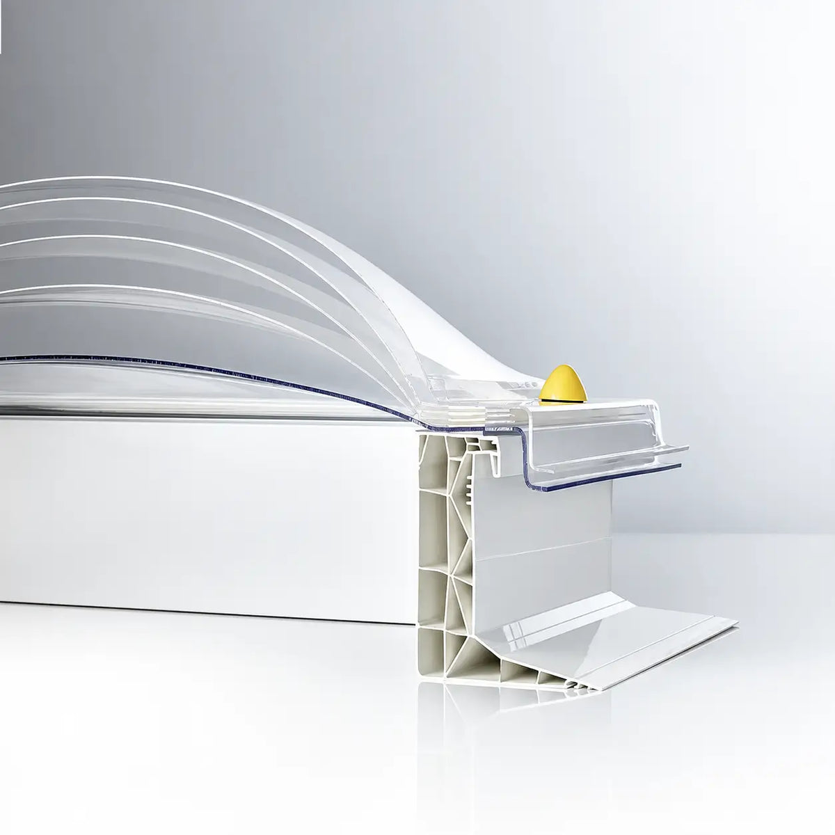Daglichtsysteem voor een plat dak van VELUX of Skylux