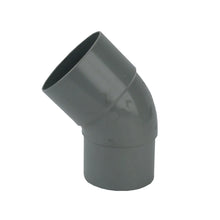 HWA Bocht 45° 80 mm PVC Grijs – Mof/Spie