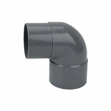 HWA Bocht 88° 80 mm PVC Grijs – Mof/Spie
