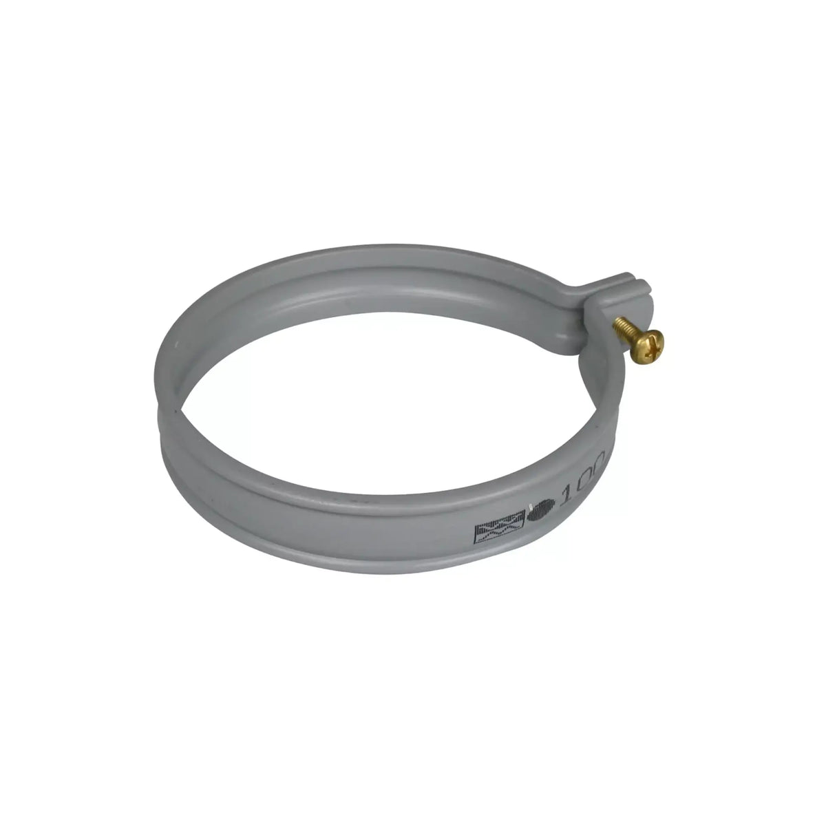 HWA Eenbandsbeugel 80 mm PVC Grijs