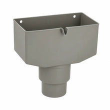 HWA Vergaarbak 80/100 mm PVC Grijs