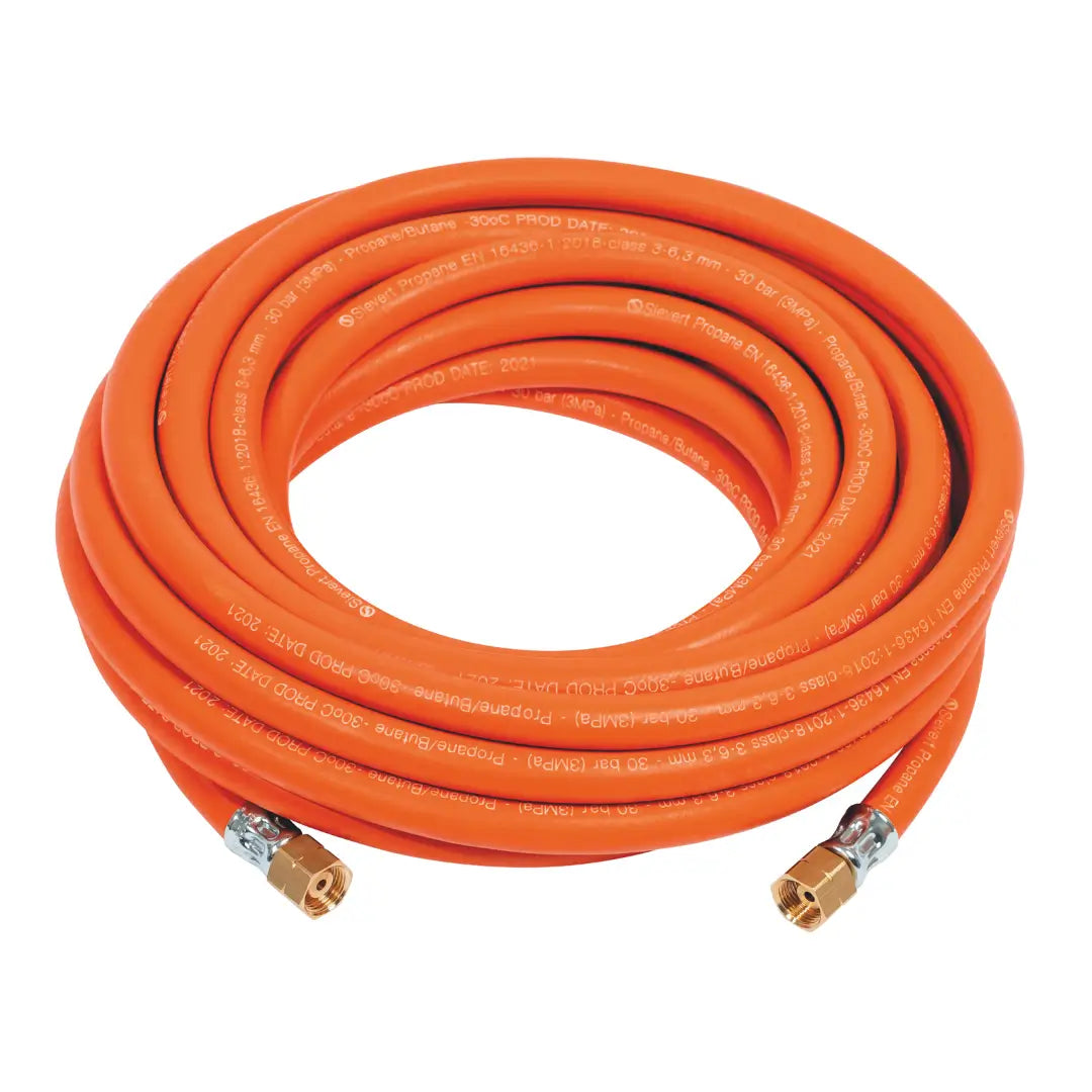 Sievert Propaanslang 10 meter 3/8" LH | Inclusief koppelingen