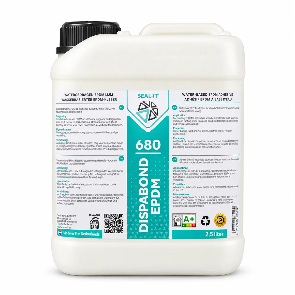 Seal-it 680 DISPABOND EPDM – 2,5L, 5L & 10L