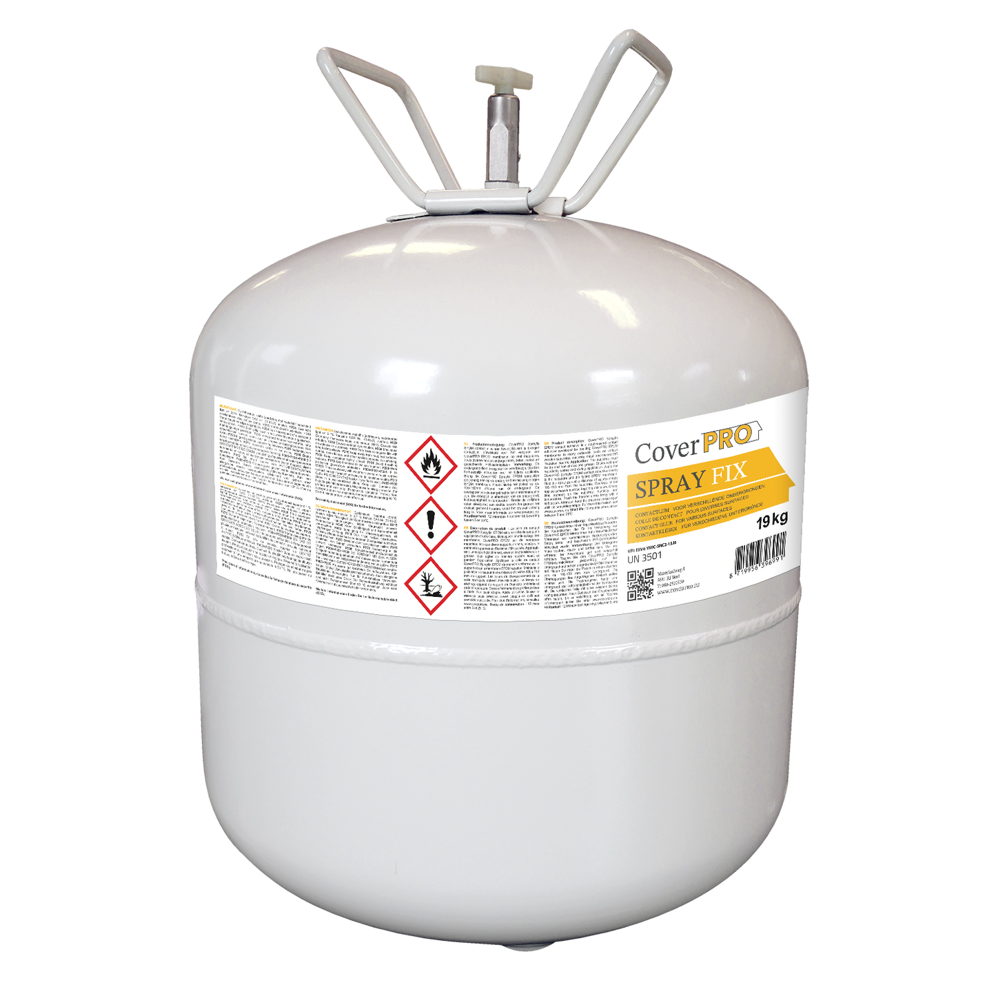 CoverPRO SprayFix EPDM Contactlijm 19 kg Drukvat | Professionele Spuitlijm voor EPDM